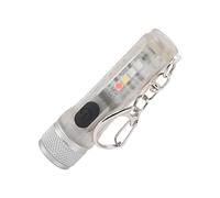 Torcia Mini Portachiavi a Luce Forte Torcia LED Multifunzione Super Luminosa Portatile Esterna Modello Fluorescente Ricaricabile Tramite USB