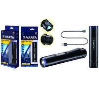 VAR NC F20R - Torcia elettrica a LED Night Cutter F20R, 400 lm, nera, batteria
