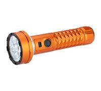 OLIGHT Prowess Torcia Potente Ricaricabile 5000 Lumen, Flashlight Accogliente Illuminazione Bidirezionale LED Portatile Lampada Applique da Parete Luce Campeggio Outdoor (Arancione)