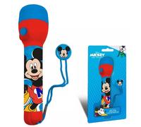 Torcia Per Bambini Luce Lampada Alluminio Stitch Minnie Frozen Paw Patrol