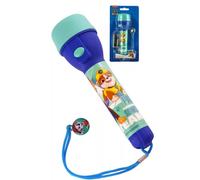 Torcia Per Bambini Luce Lampada Alluminio Stitch Minnie Frozen Paw Patrol