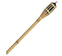 Torcia Per Citronella Fiaccola Antivento Candela Antizanzare Bamboo 120 Cm