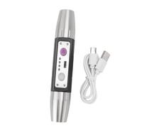 Torcia per gioielli Dual End 4 sorgenti luminose Lampada rilevatore di luce per valutazione della giada Torcia per identificazione gioielli ricaricabile USB