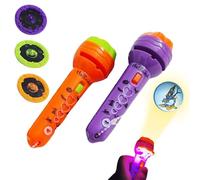 Torcia per proiettore di Halloween, Proiettore per torcia per bambini | Giocattolo per bambini con torcia elettrica per Halloween - Proiettore interattivo stagionale genitore-figlio per aula, camera d