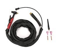 Torcia per Saldatura Tig QQ150, Kit Torcia per Saldatore Raffreddato Ad Aria Connettore M16 * 1,5 Mm Con Tazza di Schermatura Del Cavo da 3,7 M / 12 Piedi + Elettrodo, per Saldatrice QQ150