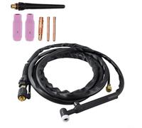 Torcia per saldatura TIG WP17V, lunghezza 4 m, dotata di accensione di sollevamento e ugelli gas in ceramica per una saldatura accurata