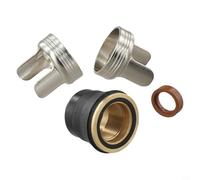 Torcia per taglierina al plasma per IPT60 e PT60, kit da 4 pezzi con scudo di fissaggio a tazza per anello guida stand-off per 45A IPT40 PT40 IPT45 compatibile