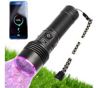 Torcia Per Tracce Di Sangue - Torcia UV, Luce Di Tracciamento Ricaricabile, Tracciamento Del Sangue UV Con Display LCD | Luce Portatile Per L'osservazione Del Sentiero | Per Il Rilevamento Delle Urine