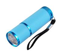 Torcia per Unghie, Lampada per Essiccatori per Unghie in Gel Mini Luce LED UV per Smalto Unghie Portatile Luci per polimerizzazione Torcia con 9 Perle di Luce LED (Blu)