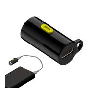 Torcia piccola - Torcia a LED ad alto lume, compatta di tipo C ricaricabile, Plug and Play | Outdoor, viaggi, escursionismo, campeggio, zaino in spalla, passeggiate notturne, emergenza, avventura, uom