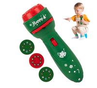 Torcia Proiettore per bambini - 24 modelli di proiezione natalizia, giocattolo divertente -Torch con diapositive, narrazione educativa creativa, intrattenimento portatile portatile | Per camera da
