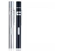 Torcia ricaricabile a penna LED in acciaio inossidabile impermeabile Dual Mode coda magnetica per uso di ispezione infermieristica