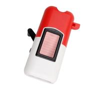 Torcia Ricaricabile Energia Solare - stylish elegant, Lampada Manovella E, Luminosa con Fascio Lungo, Raggio Fischietto per Famiglia Amici | Multipurpose Outdoor Indoor Utility