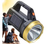 Torcia ricaricabile - Lampada di sopravvivenza a LED a energia solare | 3 modalità di illuminazione torcia per pesca avventura all'aperto ispezione della casa campeggio sopravvivenza escursionismo