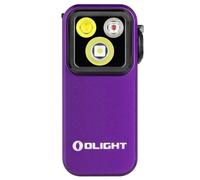 OLIGHT Oclip Pro Luce di Emergenza a Clip Mini Torcia 500LM IPX6 Compatto e Leggero Tre Sorgenti Luminose Angolo Regolabile per l'Illuminazione Quotidiana e le Luci di Segnalazione di Sicurezza(Viola)