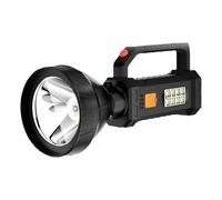 Torcia solare a LED, torcia da campeggio, torcia portatile ricaricabile per arrampicata e , 8,5 x 22,5 cm, impermeabile, tascabile, strumenti di illuminazione per campeggio, viaggi ed escursioni