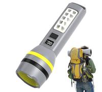 Torcia solare - lampada solare - lampada a mano impermeabile ricaricabile USB | Luce regolabile a tre velocità a lungo termine per l'escursionismo sulla sopravvivenza del campeggio da di