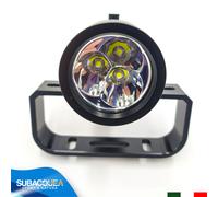 Torcia Subacquea a Led Ricaricabile con Maniglia Goodman per Sub Diving Scuba