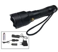 torcia subacquea a led ricaricabile in alluminio con batteria da 8800 mAh