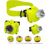 Torcia subacquea frontale lampada testa regolabile led faro sub 500 lumen mare