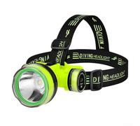 Torcia subacquea impermeabile IPX8, luce LED subacquea da 350 m, con doppia modalità di illuminazione, testa regolabile a 180 gradi, torcia ricaricabile portatile per immersioni, snorkeling e pesca