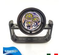 Torcia Subacquea Primaria a Led Ricaricabile con Maniglia Goodman per Sub Diving