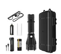 Torcia subacquea professionale P70 LED resistente all'acqua, 4000 lumen, adatta per campeggio, pesca e immersioni (C)