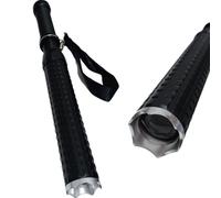 Torcia manganello tattica militare allungabile 50000W zoom fino a 40cm sicurezza