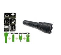 TORCIA TATTICA MILITARE LED 200 LUMEN JS TACTICAL JS-FT180 + BATTERIA + CARICABA