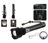 TORCIA TATTICA/MILITARE LED CREE T6 RICARICABILE ZOOM 2 BATTERIE P516-P70 V2