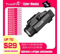 Torcia tattica Trustfire GM35 1350 Lumen tipo c USB ricaricabile luce armi di autodifesa Torcia per Gl0ck Picatinny