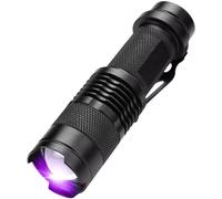 Torcia UV compatta 365nm lega di alluminio luce nera per ispezione animali domes