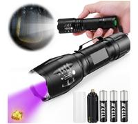 Torcia UV per banconote ambrate, perdite, potente LED tattico