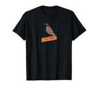 Tordo Migratore Americano Uccello Ornitologo Biologo Animale Maglietta