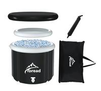 TOREAD Ice Bath, Bathtub pieghevole per il bagno di ghiaccio, vasca da bagno per il ghiaccio (85 cm di diametro), vasca da bagno di ghiaccio, XL Cold Therapy per atleti, vasca da bagno all'aperto con