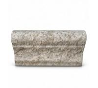 Torello grigio Effetto Travertino in Gres Porcellanato, 6 x10,5 cm, 3 Pezzi 0,31,5 ml, per Cucina e Bagno Interni Esterni