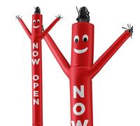 Torero Inflatables Air Dancer Fly Guy Inflatable with Lettering NOW OPEN, 20-Feet by Torero Inflatables