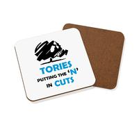 Tories Mettendo The N IN Tagli Sottobicchiere Conservatori Politica Sarcasm