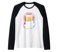 Torii Gateway Burst Pop Cultura estetica Giapponese Maglia con Maniche Raglan