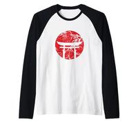 Torii Giappone Gate Colonna Architettura Maglia con Maniche Raglan