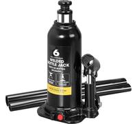 Torin 6 Ton (12,000 LBs) Capacity Hydraulic Welded Bottle Jack, AT90603BB, Black