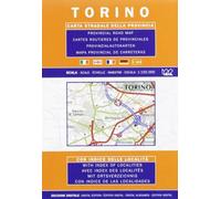 Torino. Carta stradale della provincia 1:150.000