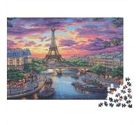 Torino Eiffel Tramonto Puzzle 1000 Pezzi per Adulti 38x26cm/1000pcs