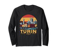 Torino Italia Città Italiana Architettura Europa Souvenir Maglia a Manica