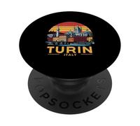Torino Italia Città Italiana Architettura Europa Souvenir PopSockets PopGrip Adesivo