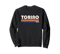 Torino Italia Stile retrò Anni 70 80 Felpa