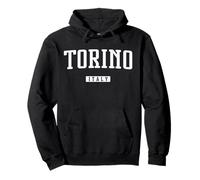 Torino Italia Vintage Felpa con Cappuccio