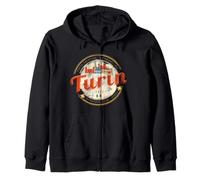 Torino Piemonte Skyline retrò Italia Pasta Vintage Souvenir Felpa con Cappuccio