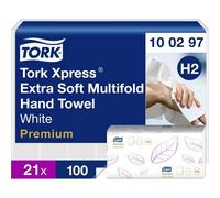 TORK 100297 Asciugamano Premium Interfold morbidissimo 2 veli Numero: 2100 Fog
