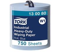 Tork Panno per pulizia in rotolo QuickDryPremium ultraresistente 3 veli Blu 255 m compatibile W1